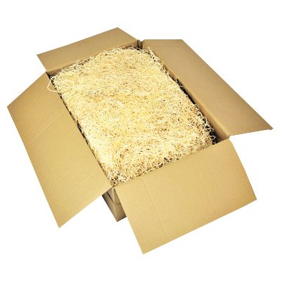 1x Holzwolle natur | 2 kg ca. 48 l Faserbreite 2 mm