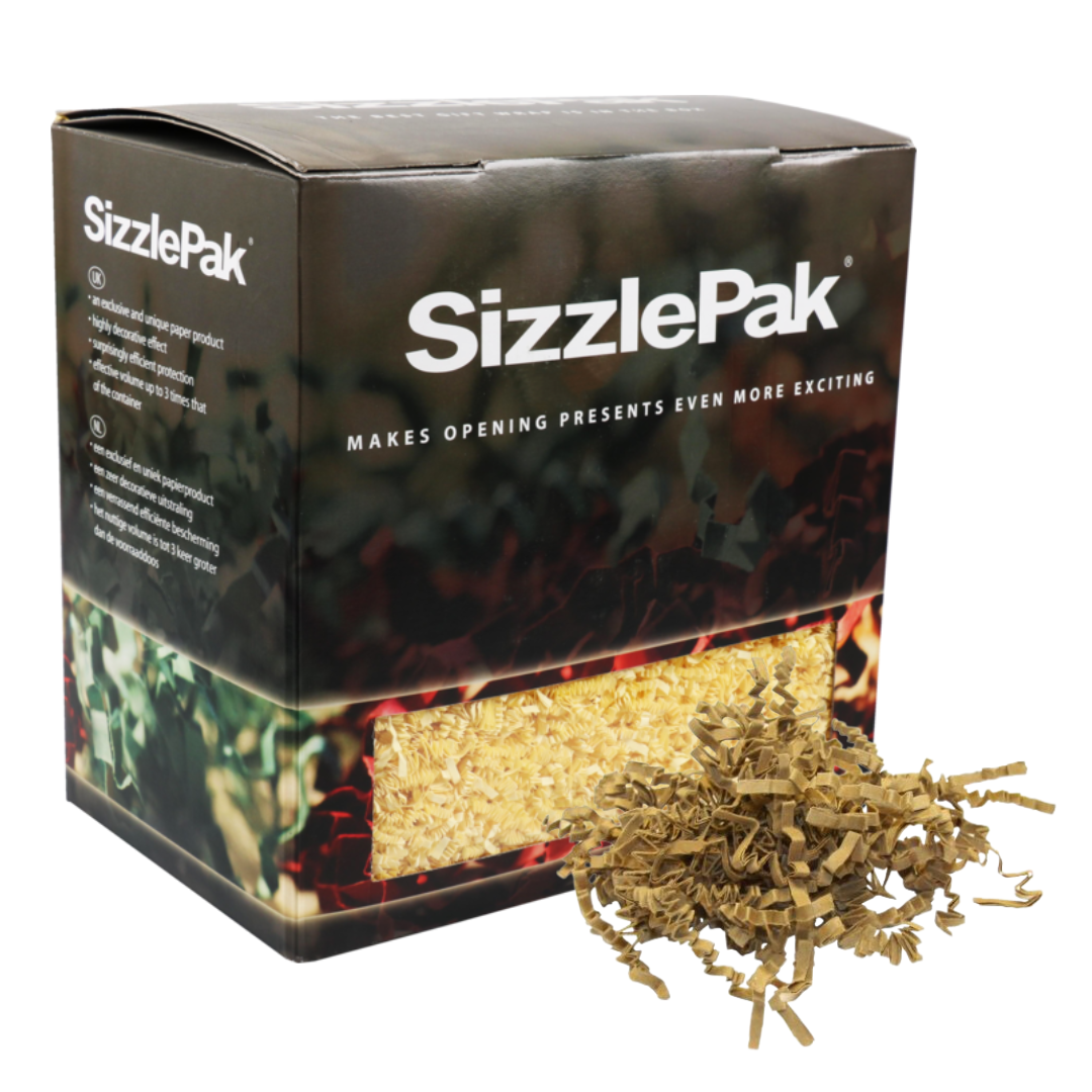 1x Füllmaterial SizzlePak aus Altpapier | natur | 1.25 kg - 40 Liter